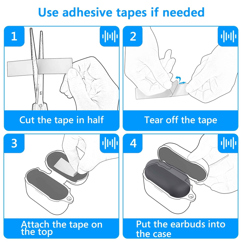 Vỏ Bảo Vệ Hộp Sạc Tai Nghe Không Dây jbl vibe 200tws wave 200tws Bằng Silicon Kèm Móc Khóa Tiện Dụng