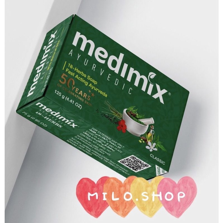 (HÀNG CHUẨN MALL) Xà phòng Medimix 18 loại thảo dược 125g | BigBuy360 - bigbuy360.vn