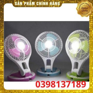 Quạt tích điện mini để  bàn LY 5580
