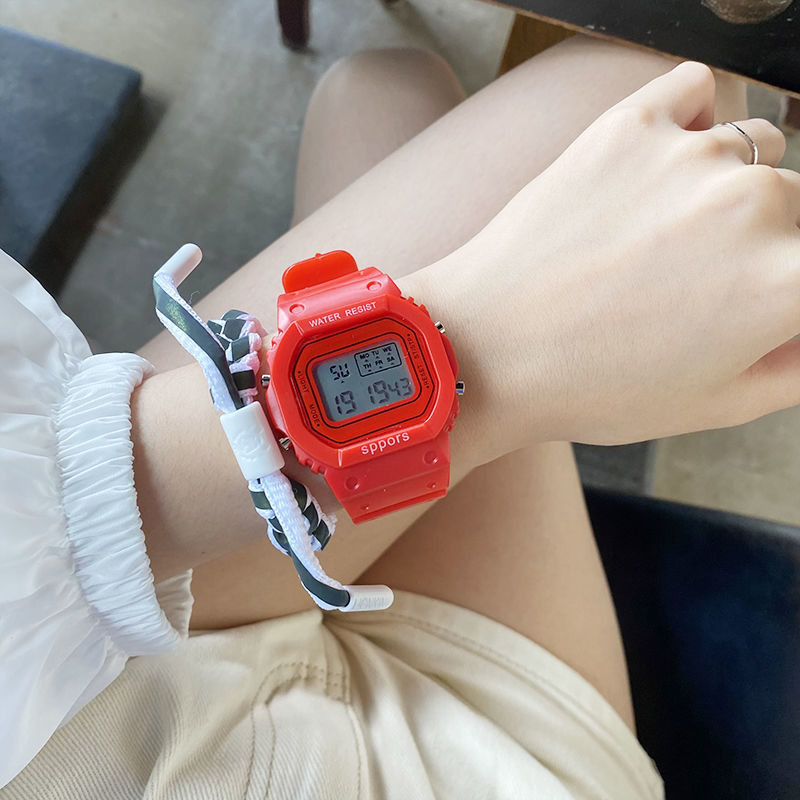 Cute and popular women's watch electronic watch for gilrs sdudents