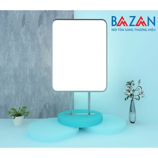 Hộp đèn quảng cáo mica hút nổi hình chữ nhật