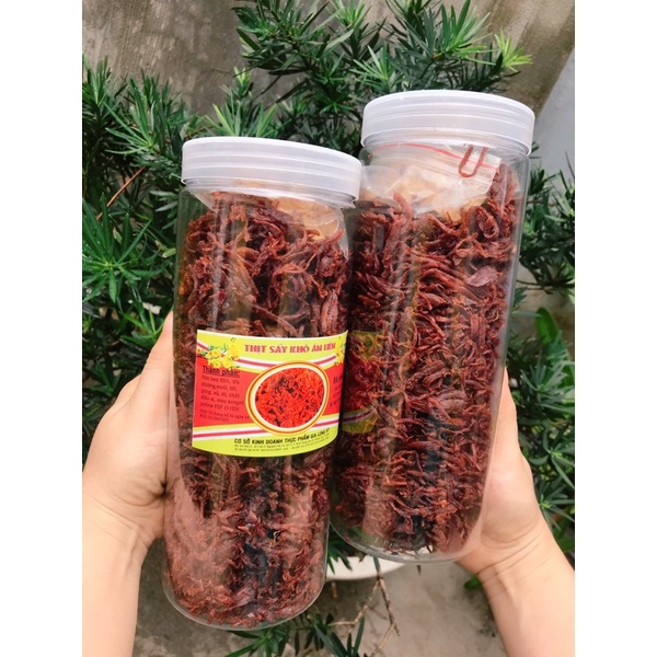COMBO 500g Gà khô lá chanh + 500g heo khô cháy tỏi