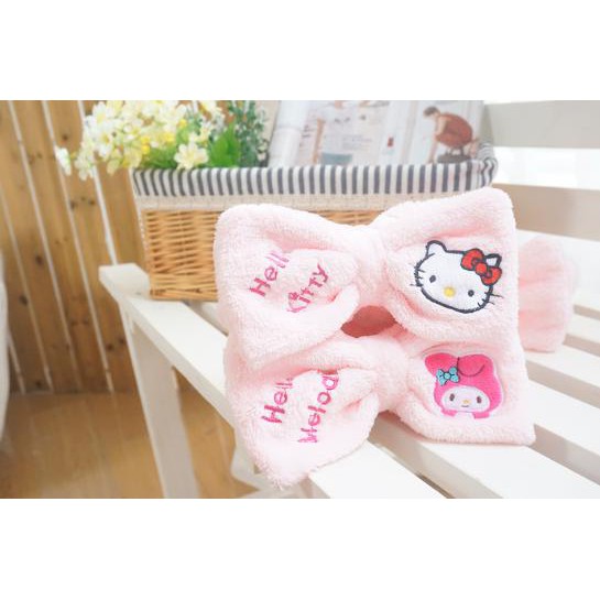 Băng đô dễ thương màu hồng Hello Kitty ☘☘