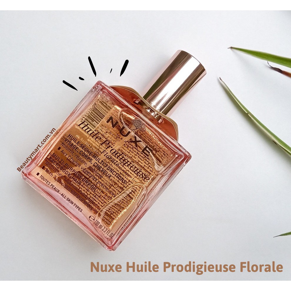 Dầu dưỡng đa năng Nuxe Huile Prodigieuse Florale cho mặt, tóc và body 100ml Ouibeaute