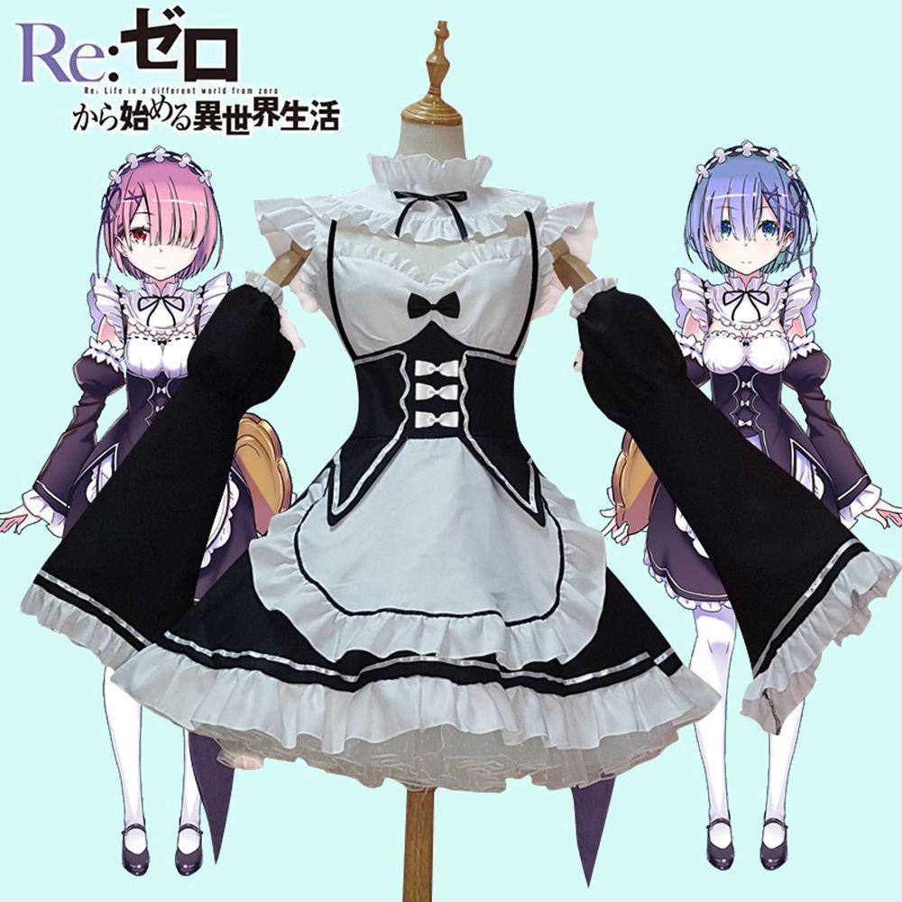 Đầm Hóa Trang Nhân Vật Hoạt Hình Rem Ram Trong Re: Different World