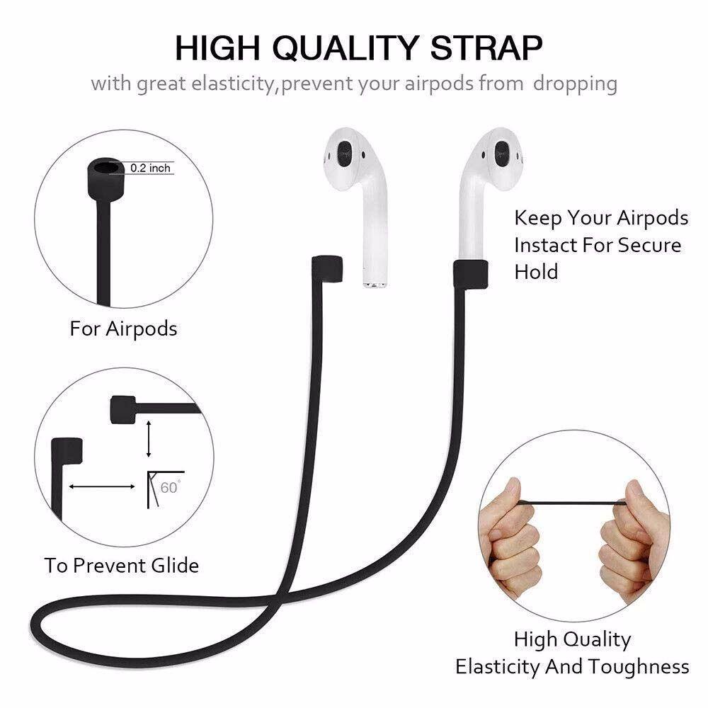 Vỏ Bảo Vệ Hộp Đựng Tai nghe không dây Không Dây Bằng Silicon Chống Thất Lạc Có Móc Khóa