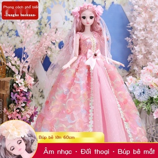 Bộ đồ chơi búp bê barbie 60cm cỡ lớn