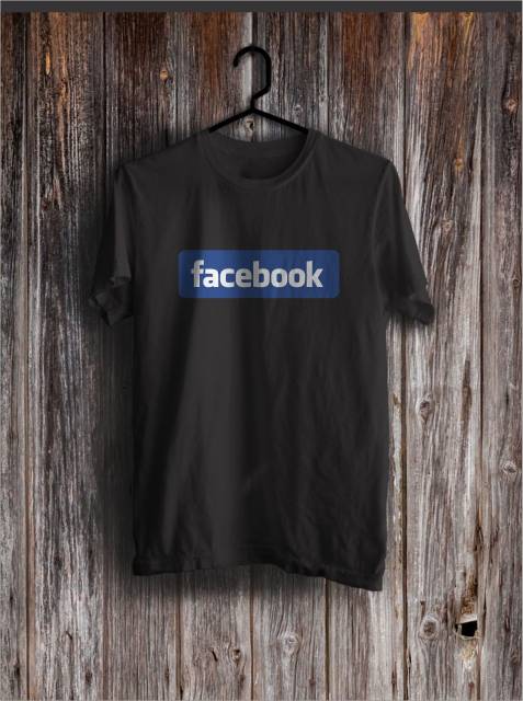 Áo Thun Cotton In Họa Tiết Facebook 30s Cá Tính