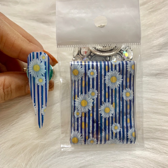 Foil Hoa Cuộn 1m