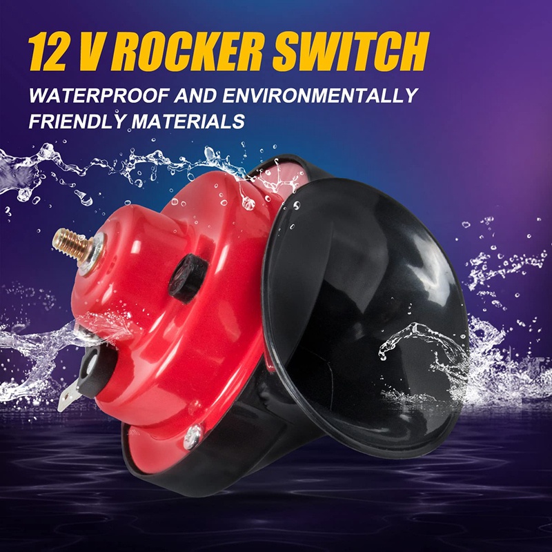 Còi Xe 12V Kèm Công Tắc Khởi Động Cho Polaris RZR 800 XP Ranger Can-Am Maverick X3