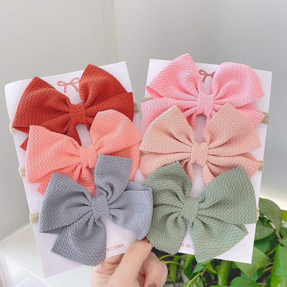 Set 3 băng đô KIDSBOWS nơ dễ thương thời trang dành cho bé gái