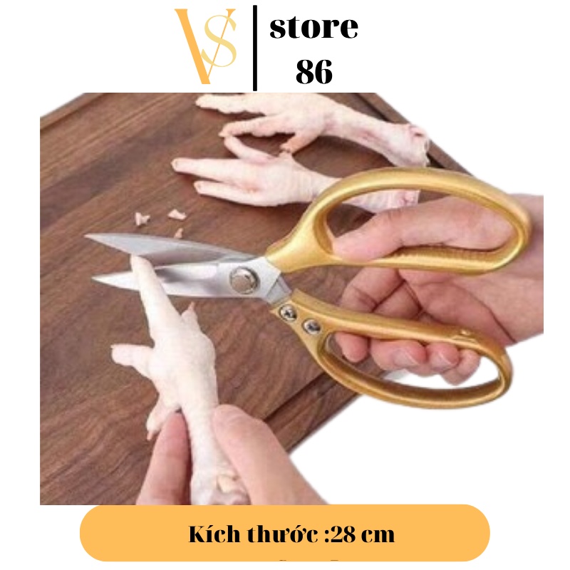 Kéo Cắt Gà Nhật Kéo Làm Bếp SK5 Siêu Sắc Cắt Vịt, Cắt Thịt Các Loại Cực HOT