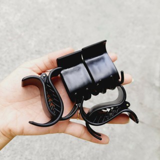 Combo 6 kẹp tóc 5 răng nhám đen