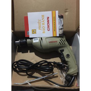Máy khoan tay Crown CT10065-600W