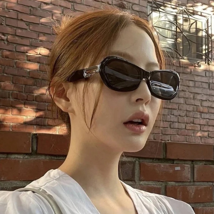 Kính Mát Gọng oval Thời Trang hip hop Cá Tính 2022