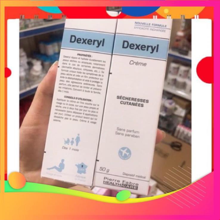 [mẫu mới] Kem Dexeryl 50g [pháp] date xa Kem dưỡng da Dexeryl 50g