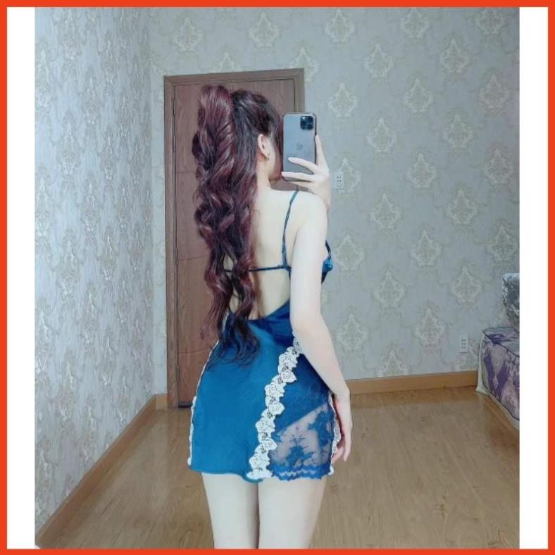 Váy ngủ nữ, váy 2 dây mặc nhà kiểu dáng đẹp, chất lụa Latin mát, mịn, hàng đẹp may kỹ, phom dưới 58kg- tùy chiều cao | BigBuy360 - bigbuy360.vn