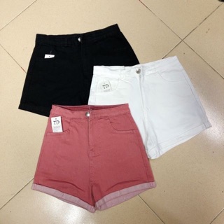 Quần short kaki lật lai co giãn lưng cao ( kèm ảnh chụp)