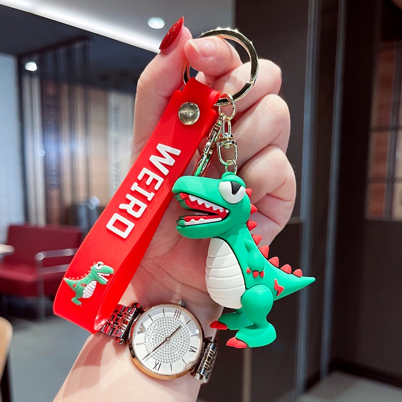 Móc Khóa Hình Khủng Long Hoạt Hình Dễ Thương