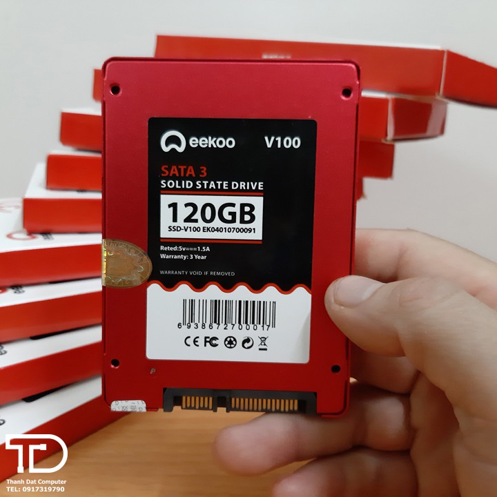 [Mã 255ELSALE giảm 7% đơn 300K] Ổ cứng SSD 120GB eekoo chuẩn SATA III 2.5 inch (bảo hành 3 năm)