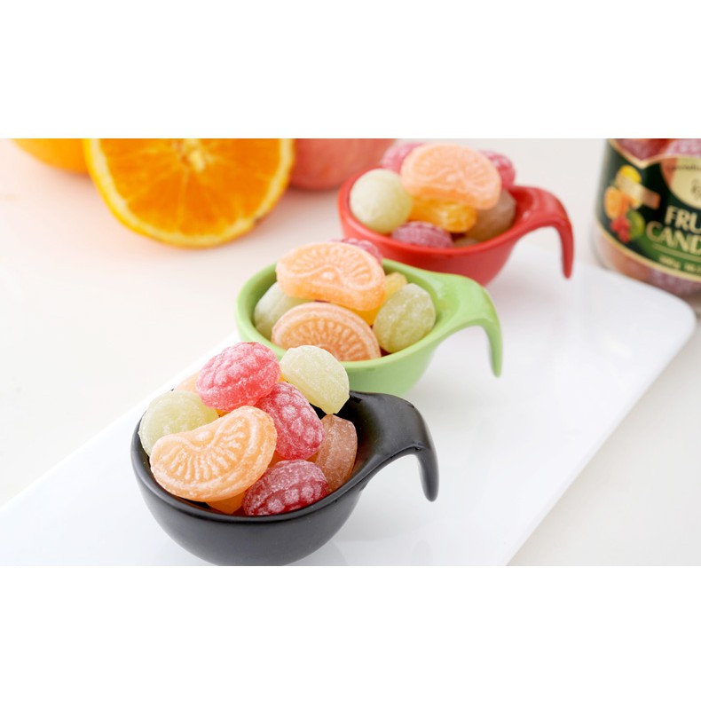 Kẹo trái cây hỗn hợp Fruit candies Cavendish & Harvey hũ thủy tinh