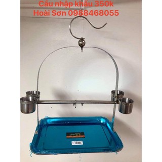cầu đứng dạng treo nhập khẩu cho chim , vẹt...