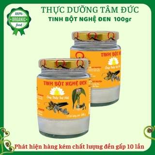 Tinh bột nghệ đen Quy Nguyên hũ 100g Bột nghệ đen nguyên chất Ông thầy Tuệ Hải Tâm Đức