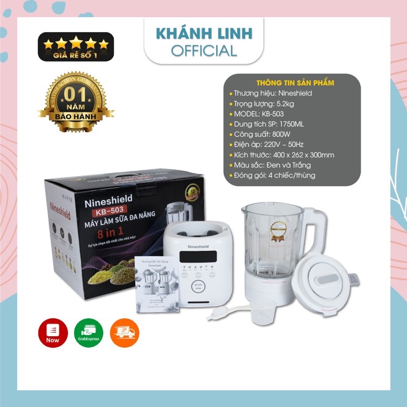 Máy làm sữa hạt, máy làm sữa đậu nành Nineshield