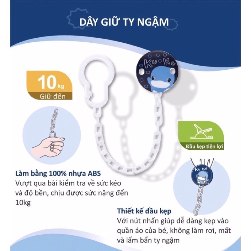 Ty giả kèm dây cho bé từ 0 tháng KUKU KU5600