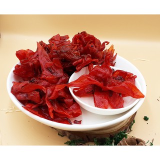 MỨT HOA HỒNG ĐÀ LẠT (Mứt Hibiscus) LON 500GRAM