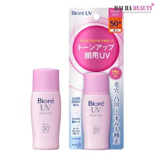 Kem Chống Nắng Biore UV Bright Face Milk SPF50+PA++++ (30ml)