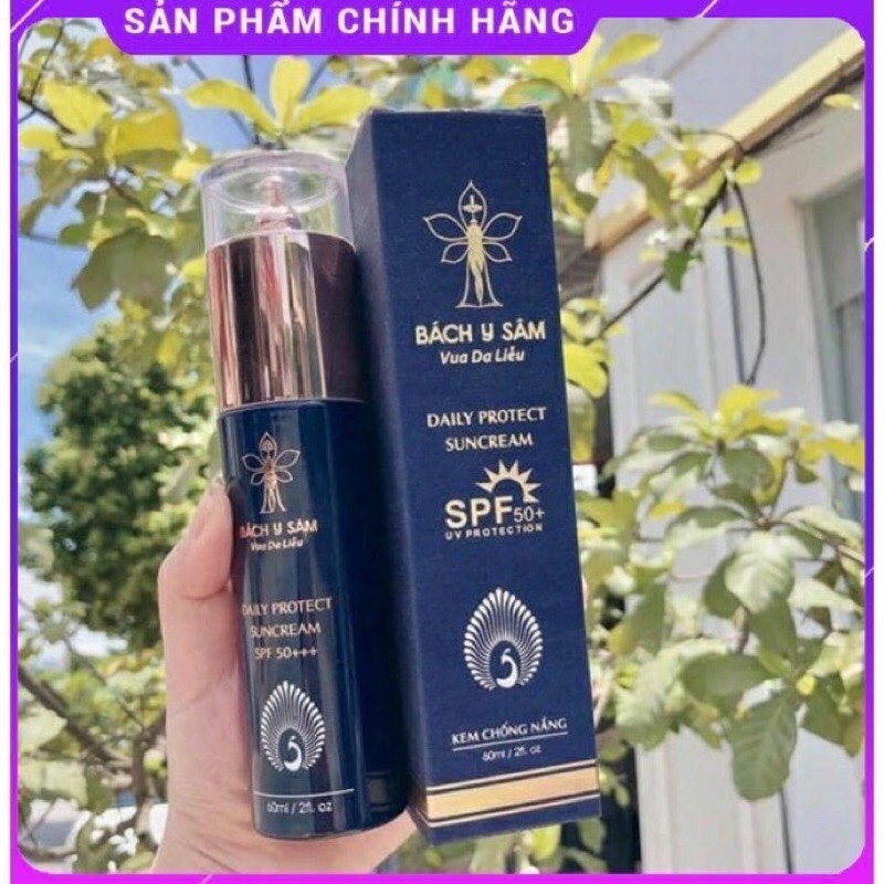 (Rẻ vô địch ) kem chống nắng bách y sâm- bạch linh (60ml mẫu mới)