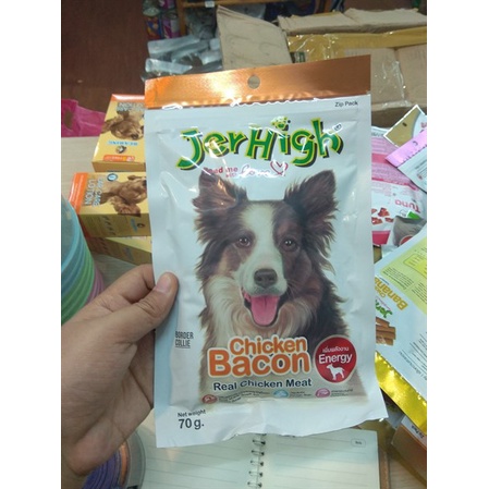 Snack Jerhigh bánh thưởng que mềm cho chó đủ vị 70G