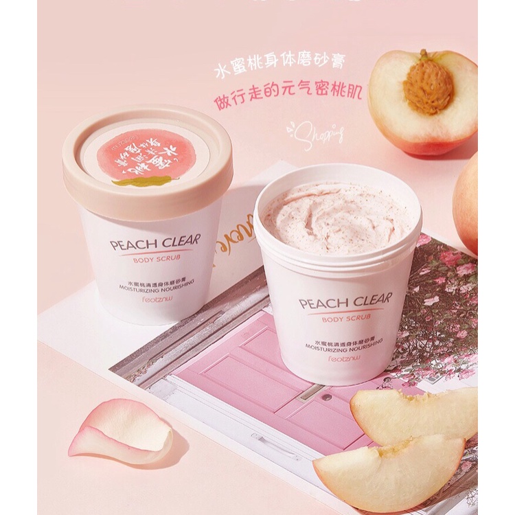 Kem Tẩy Da Chết Body Đào Peach Clear 200ML - Thu Nhỏ Chân Lông Làm Mềm Giữ Ẩm, Dưỡng Da | BigBuy360 - bigbuy360.vn