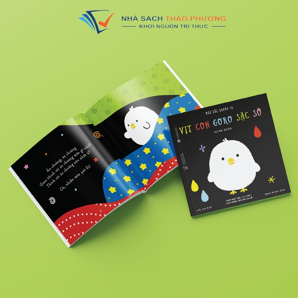 Sách - Ehon Nhật Bản - Màu Sắc Quanh Ta - Dành Cho Bé Từ 3 - 6 Tuổi