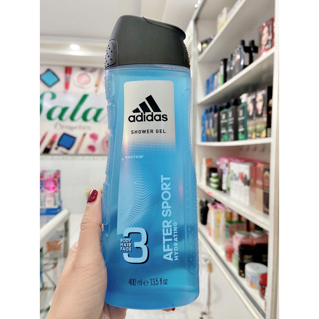 Dầu gội sữa tắm sữa rửa mặt Adidas 3 trong 1 tắm gội toàn thân Châu Âu