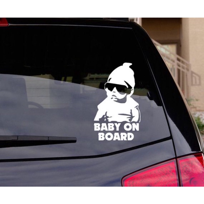 Sticker Decal Dán Xe Ô tô Baby On Board