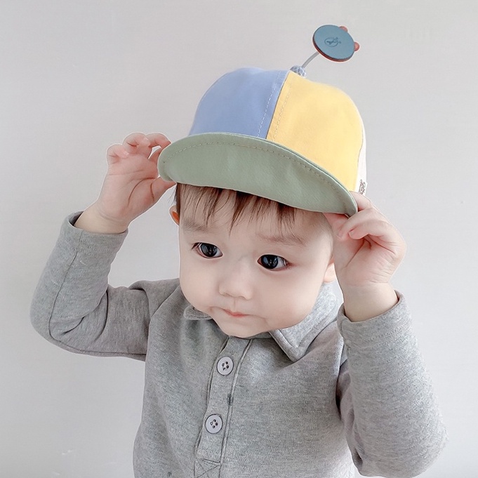 Mũ Lưỡi Trai Chống Nắng Màu Sắc Cho Bé