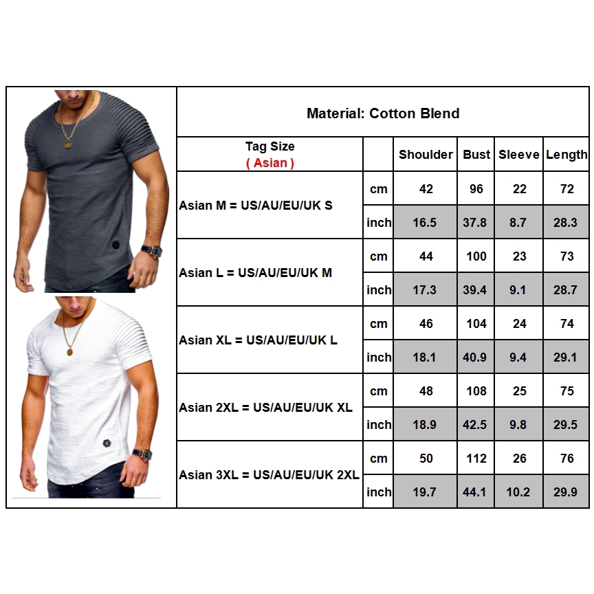 Áo thun tay áo dáng ôm trẻ trung thời trang cho nam