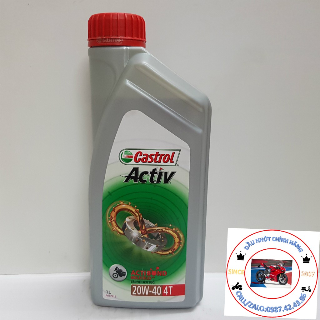 NHỚT XE SỐ CASTROL ACTIV 20W40