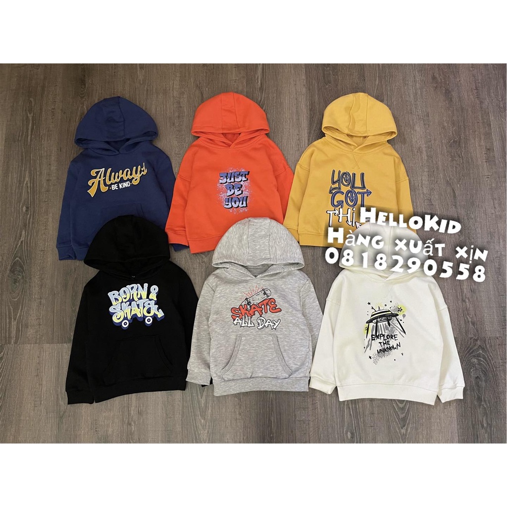 A673 - Áo nỉ hoodie p.rimark bé trai &amp; bé gái