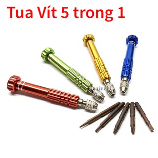 Bộ tua vít đầu xoay 5 trong 1
