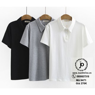 Bigsize Nữ - Áo Thun Polo (MS: 9471) - áo thun có cổ - áo nữ big size - áo ngoại cỡ - áo phông có cổ - áo thun nữ