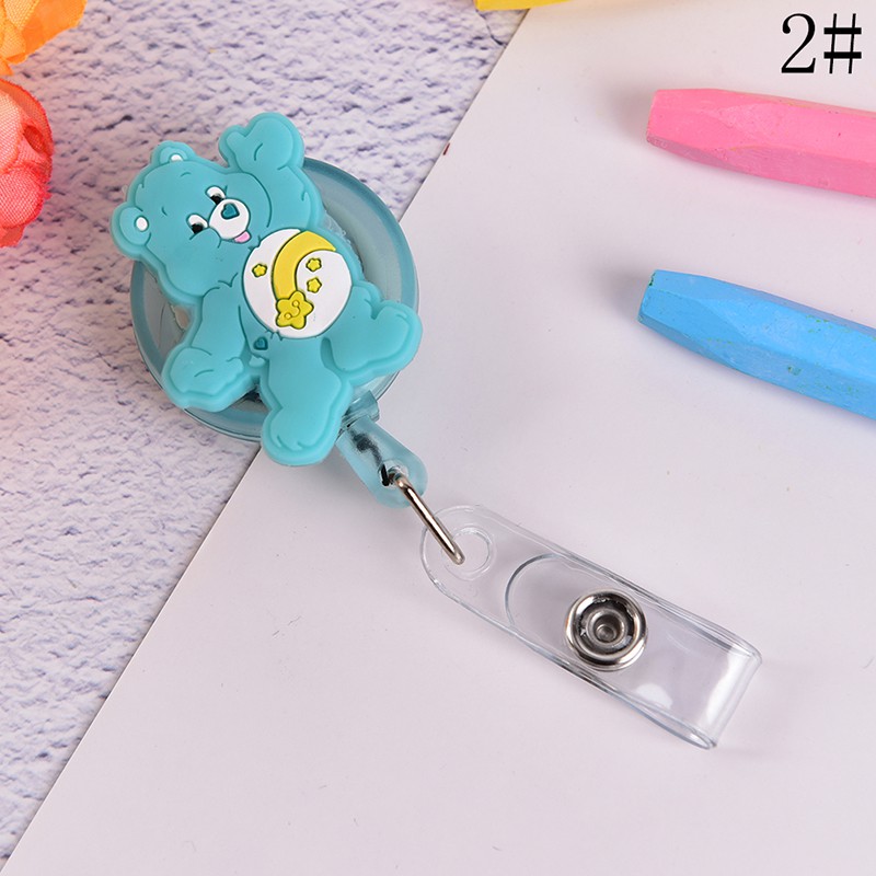 1 Kẹp Gắn Thẻ Tên Hình Gấu Dễ Thương