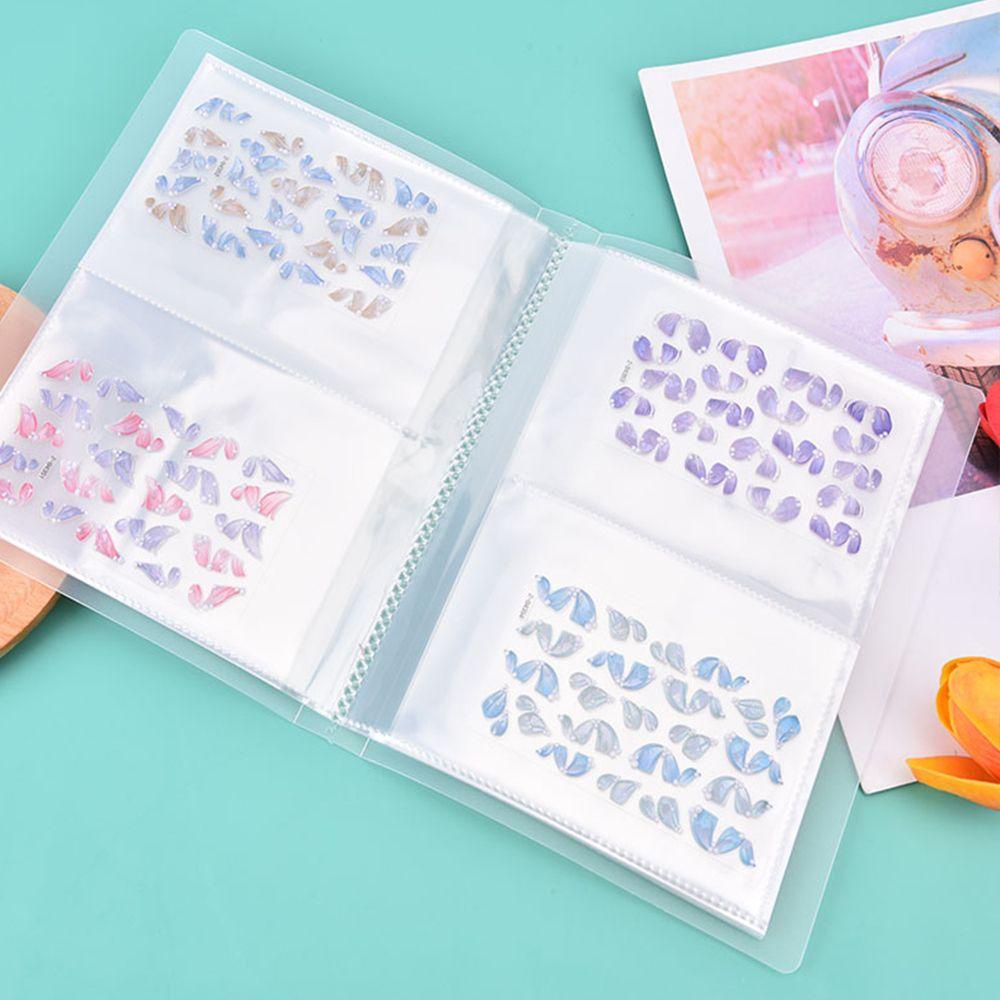 Album Ảnh Trong Suốt Đơn Giản Siêu Bền Dùng Trưng Bày Móng Tay Giá Đỡ