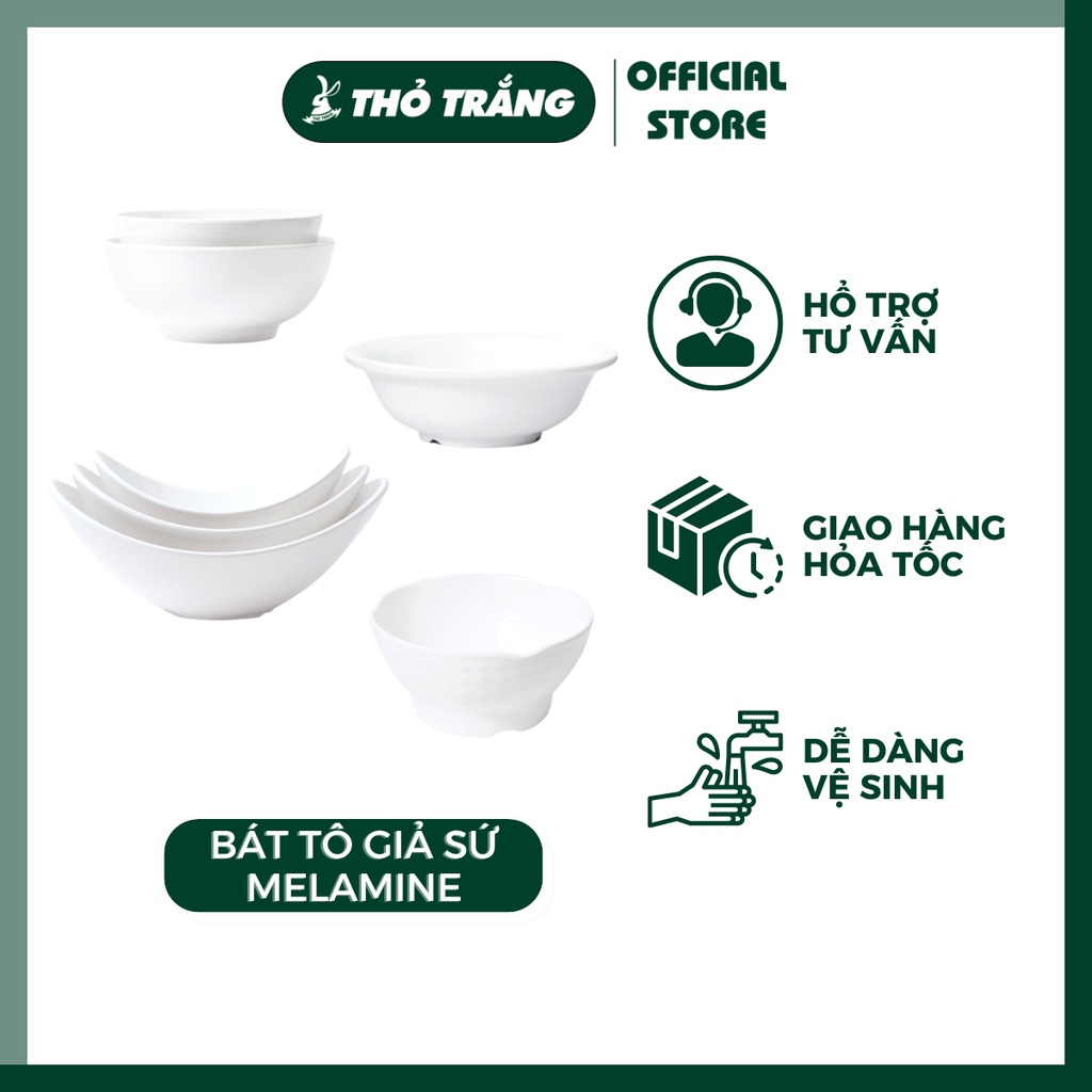 Bát Tô Tròn Nhựa Melamine Giả Horeca Sứ Cao Cấp Fataco Việt Nam