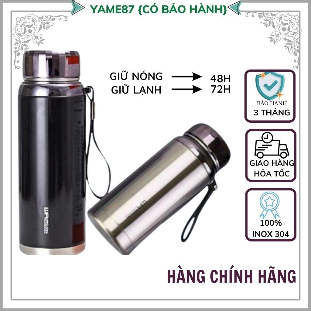 Bình Giữ Nhiệt Chât Liệu Inox Cao Cấp Nắp Kim Cương 1200ML 1500ML Giữ Nóng 48H Giữ Lạnh 72h