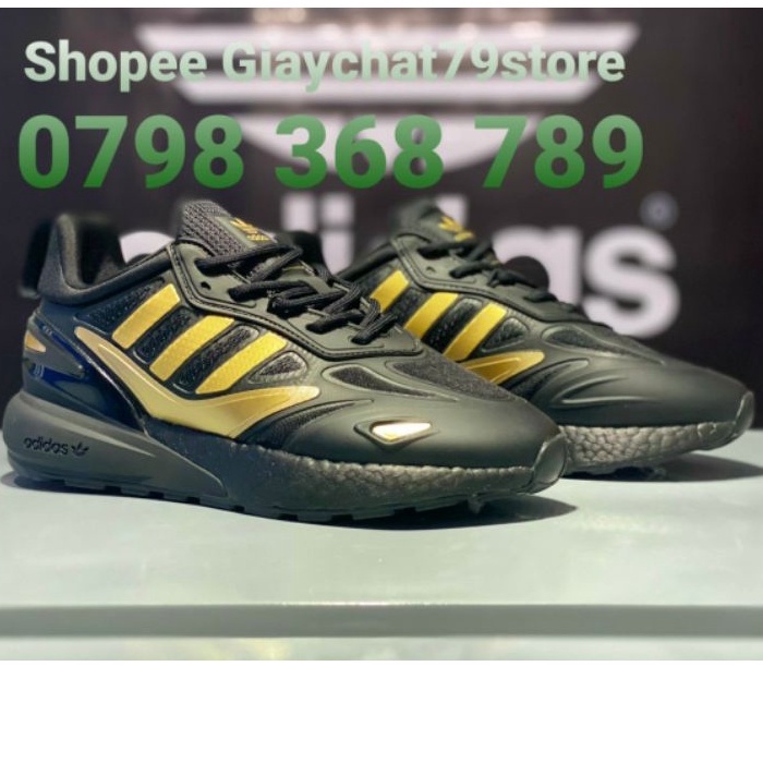 Giày adidas ZX 2K Boost 2.0  FullBlack/God Nam   GIAYCHAT79STORE