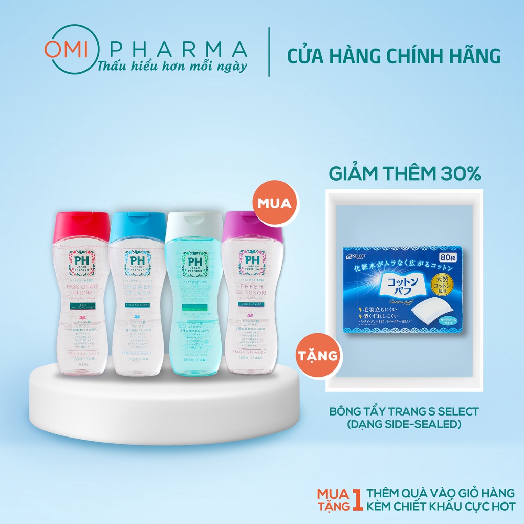 Dung Dịch Vệ Sinh Nhật Bản Hoàn Toàn Tự Nhiên PH Care Japan Premium Femine