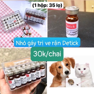 Nhỏ gáy trị ve rận